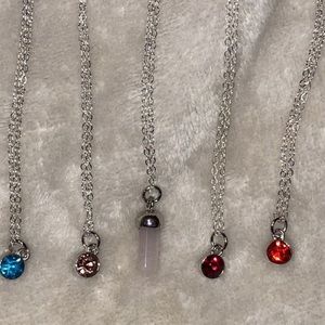 rose quartz necklace